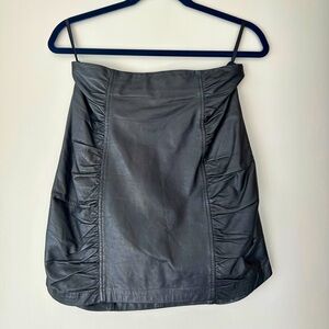 Nanette Lepore Leather Skirt
